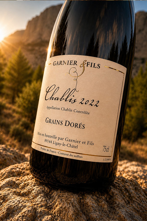 Alternative view of Chablis Grains dorée – Domaine Garnier & Fils - 74CL