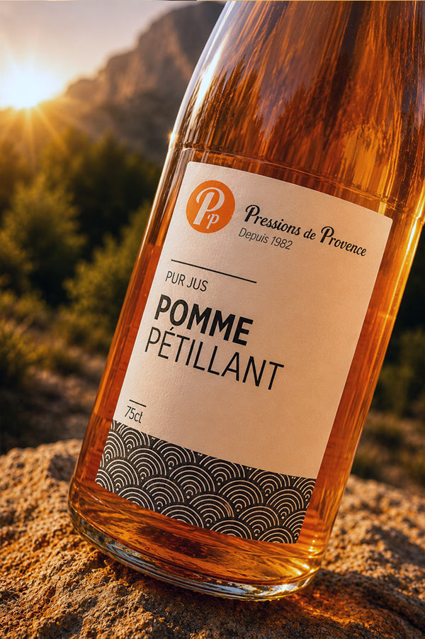 Alternative view of JUS DE POMME PETILLANT - 75CL