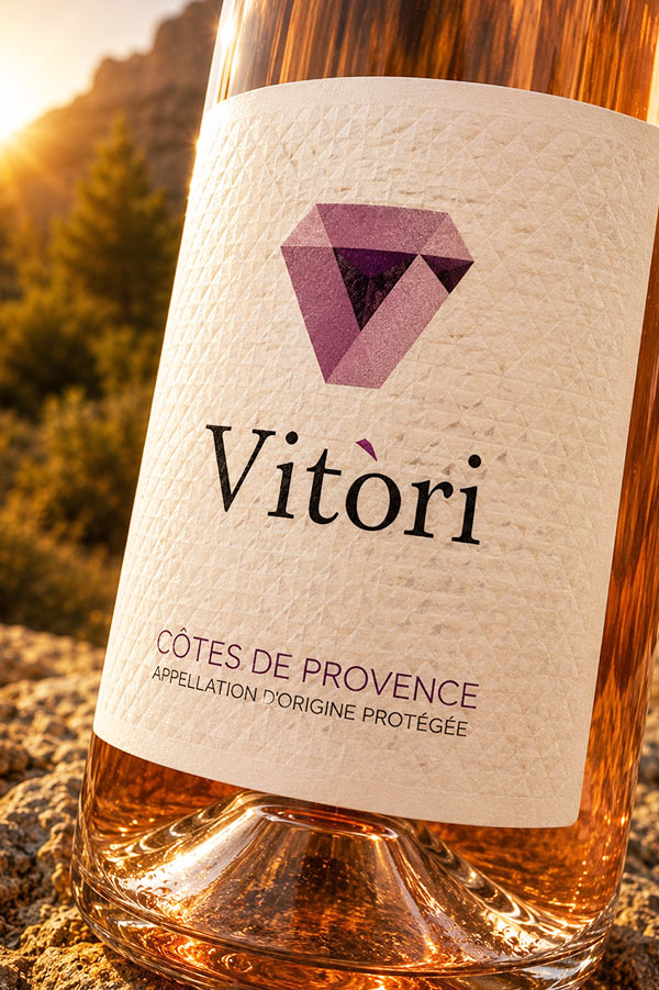 Alternative view of Côtes de Provence rouge BIO - Domaine Vitori - 150CL