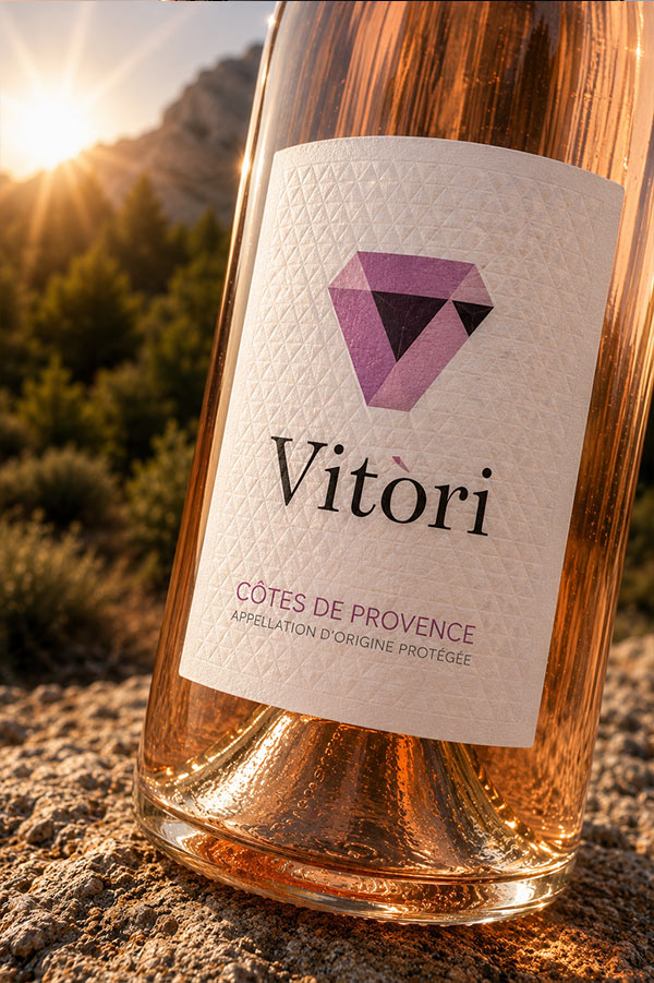 Alternative view of Côtes de Provence rouge BIO - Domaine Vitori - 75CL