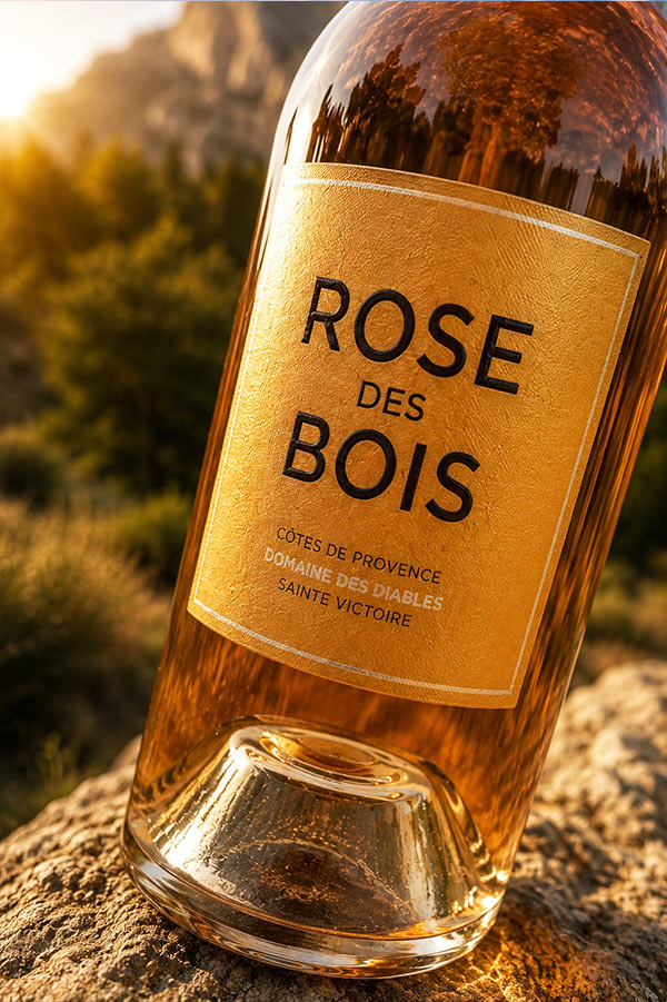 Alternative view of Côtes de Provence - Rosé des bois